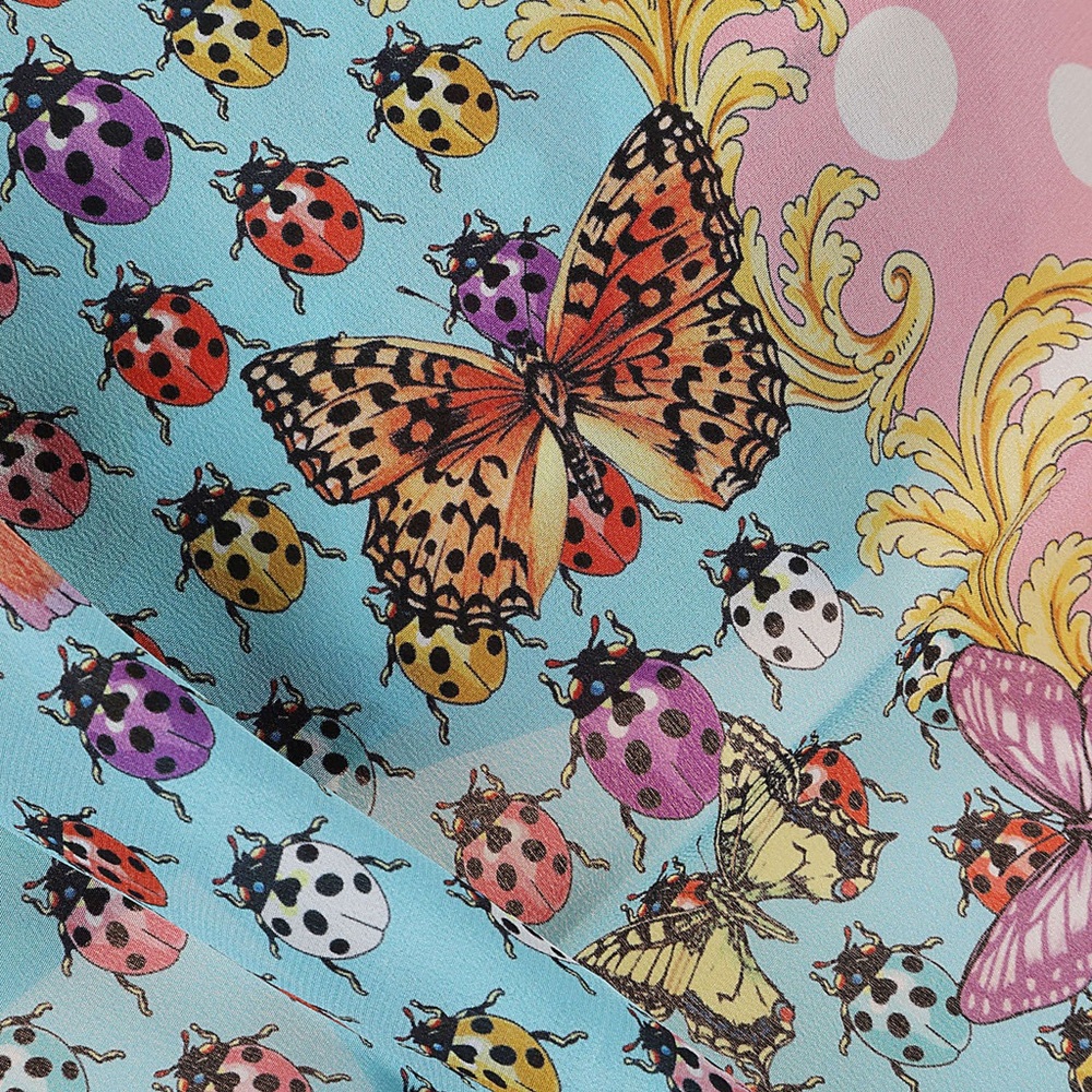 Versace Multicolor Butterfly and Dot Cushion - Picture 4 of 4
